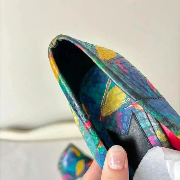 Brian Atwood Multicolor Peep Toe Heels - Picture 8 of 8